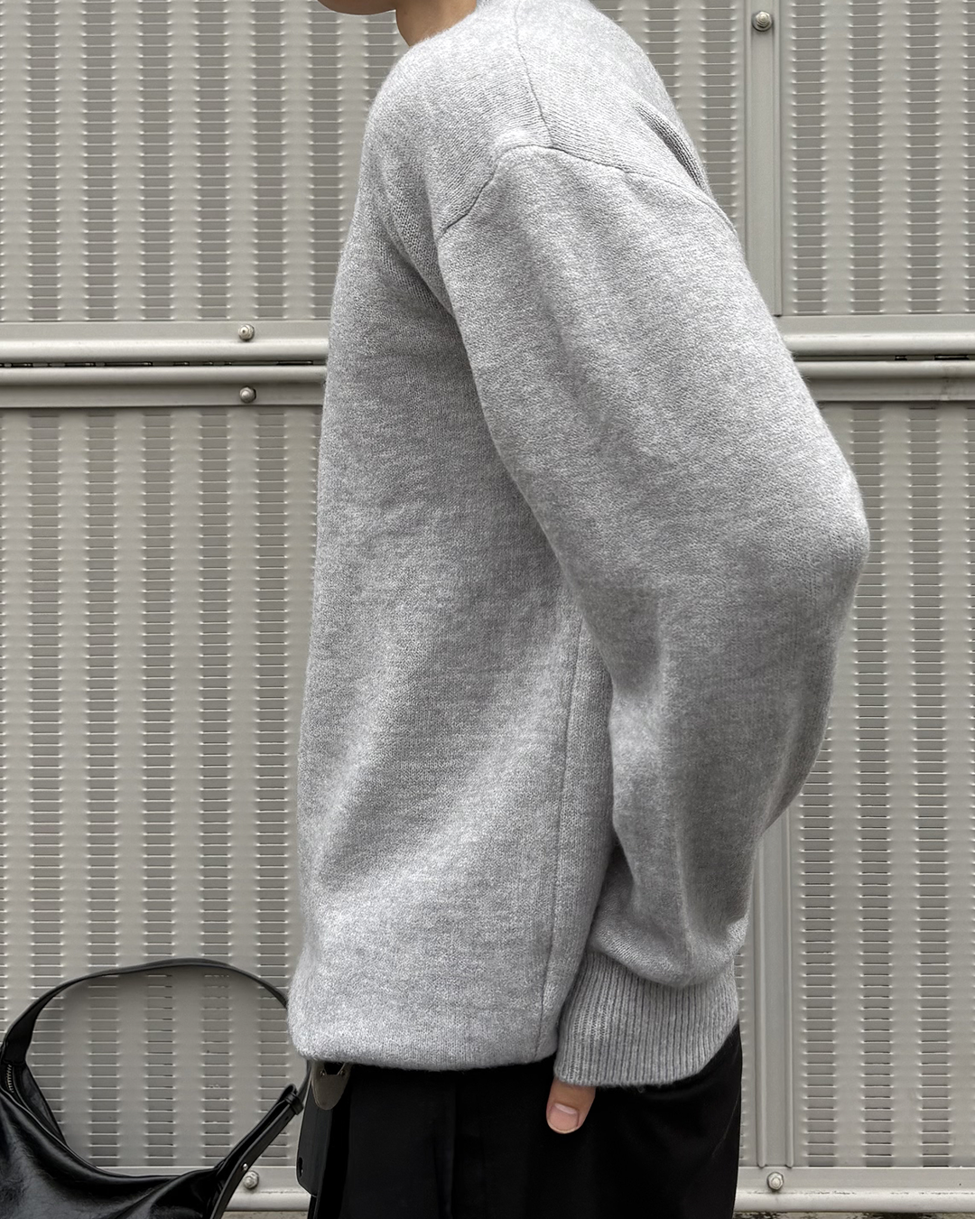 クルーネックニットプルオーバー IK0254
