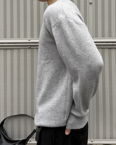クルーネックニットプルオーバー IK0254