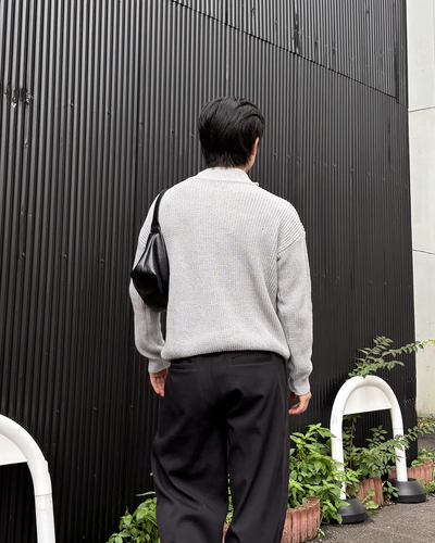 ハーフジップニット IK0284