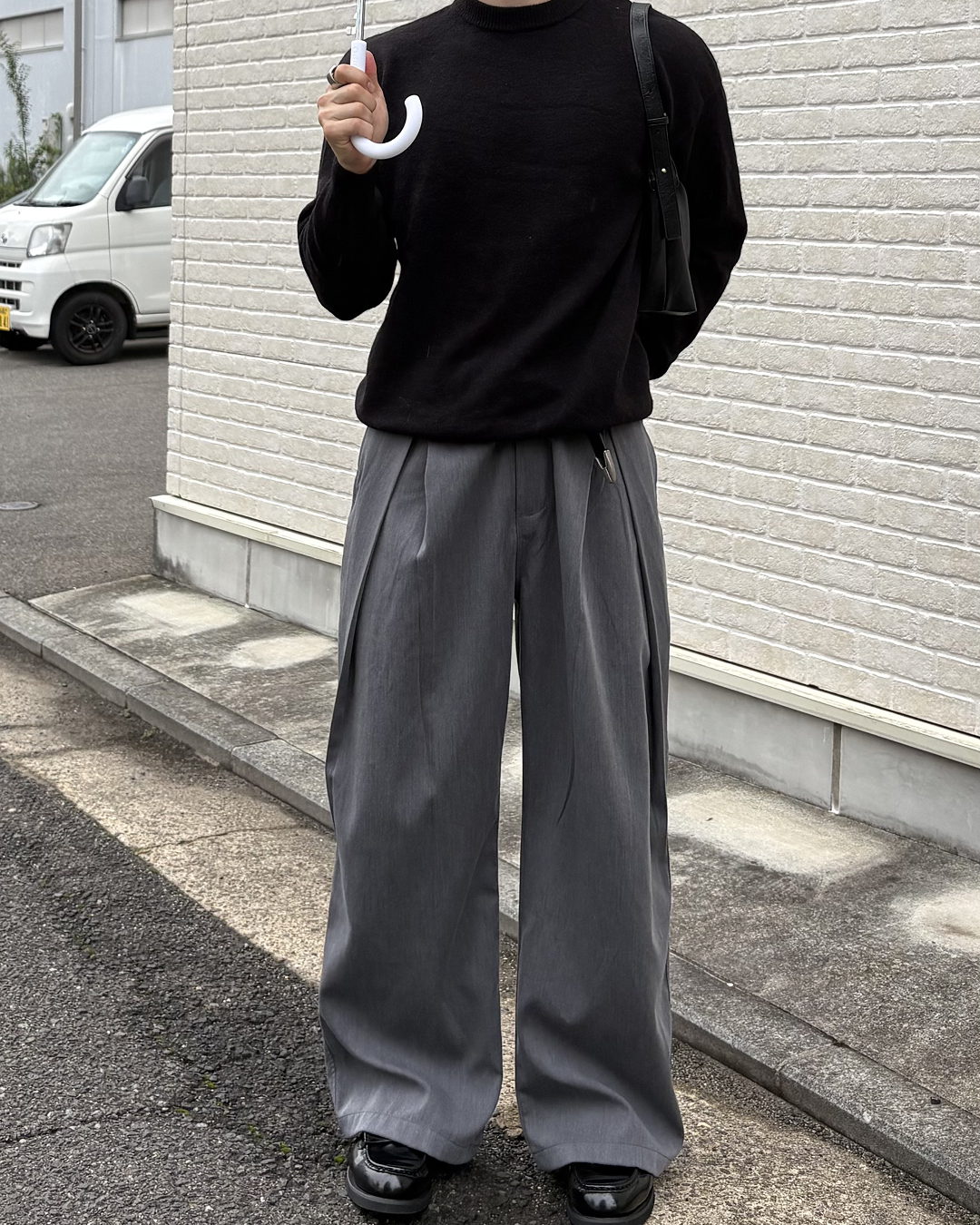 クルーネックニットプルオーバー IK0254