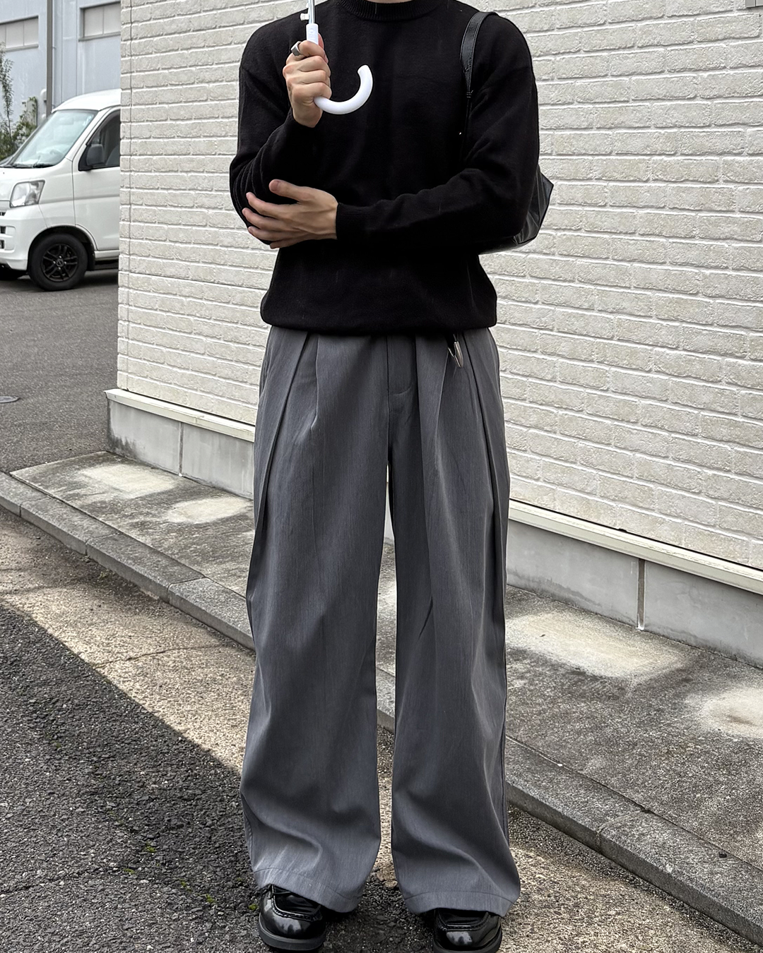 クルーネックニットプルオーバー IK0254
