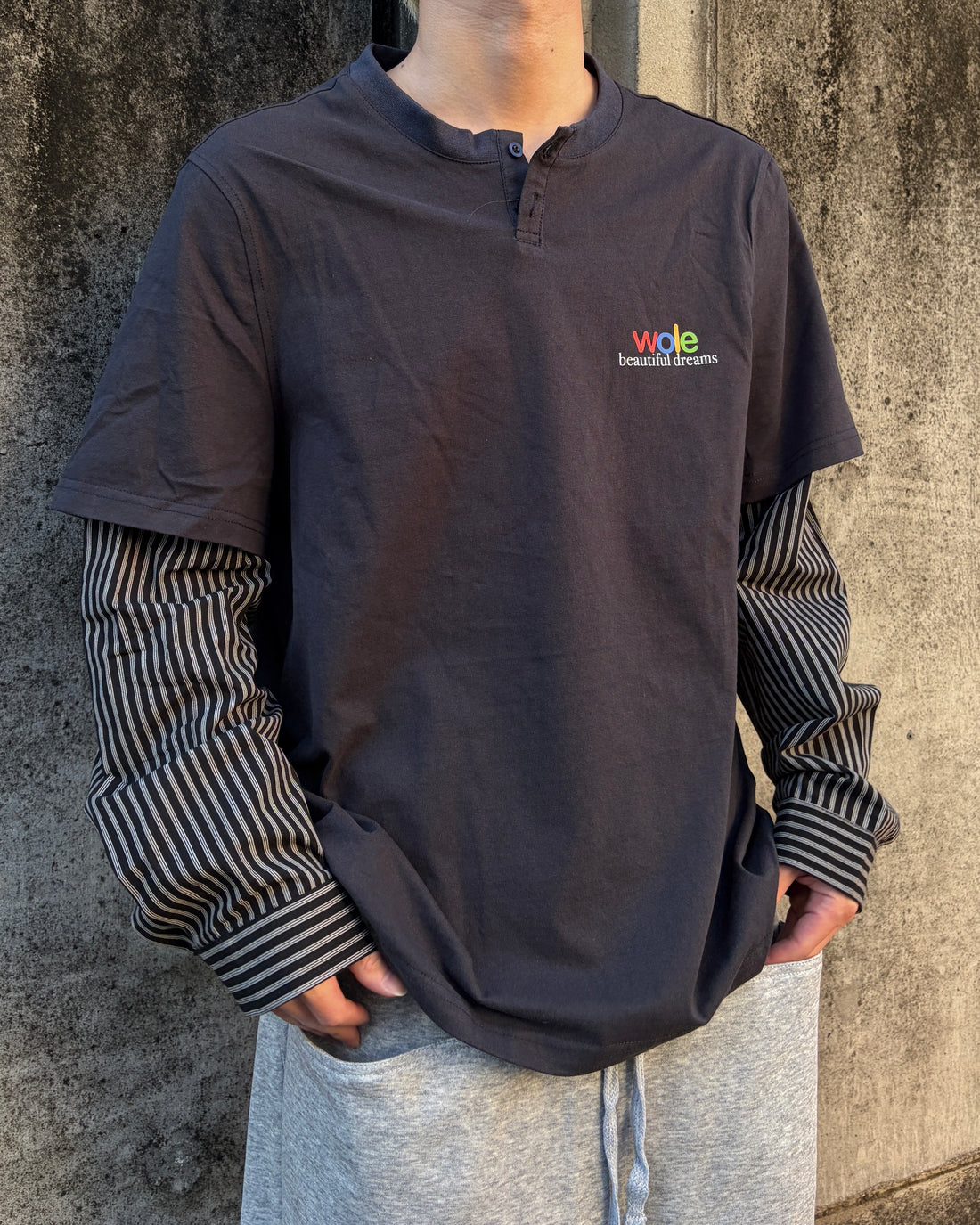 woleレイヤーポロシャツMO3098