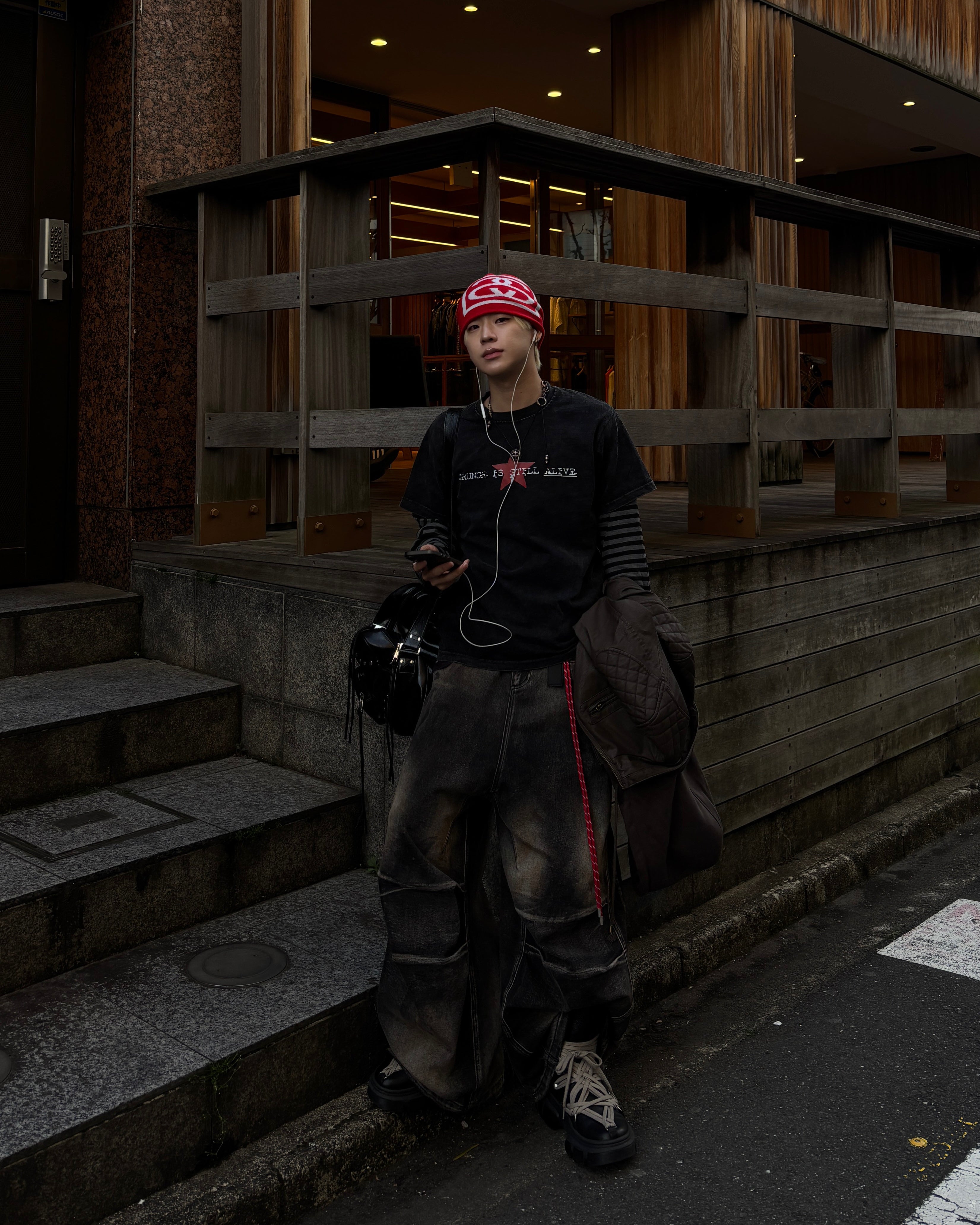 レイヤードデザインTシャツMO3088