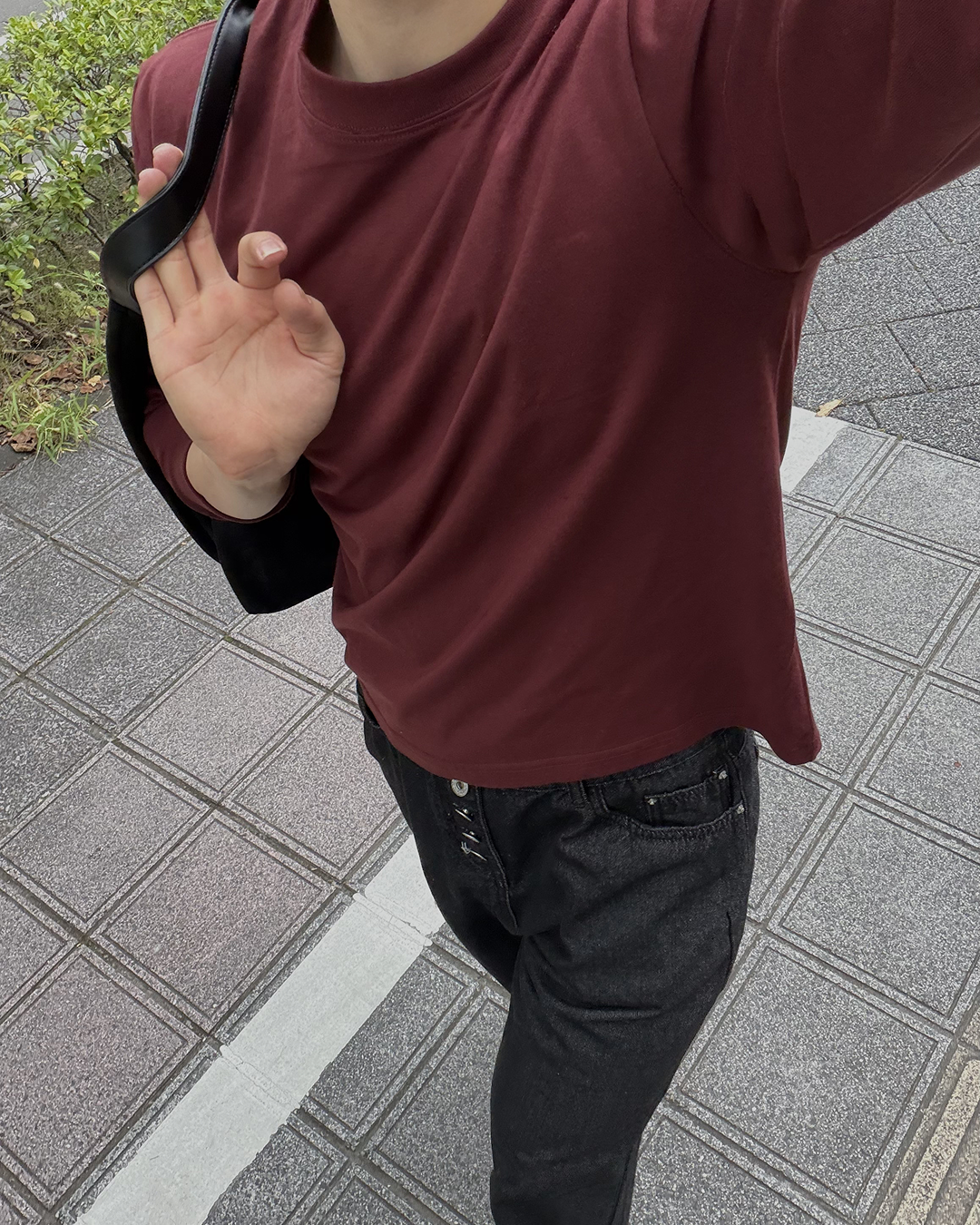 ベーシッククルーネックT IK0323