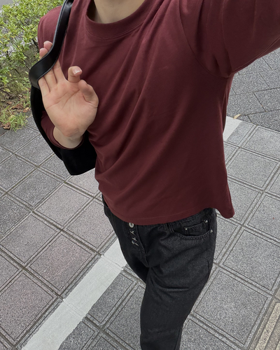 ベーシッククルーネックT IK0323