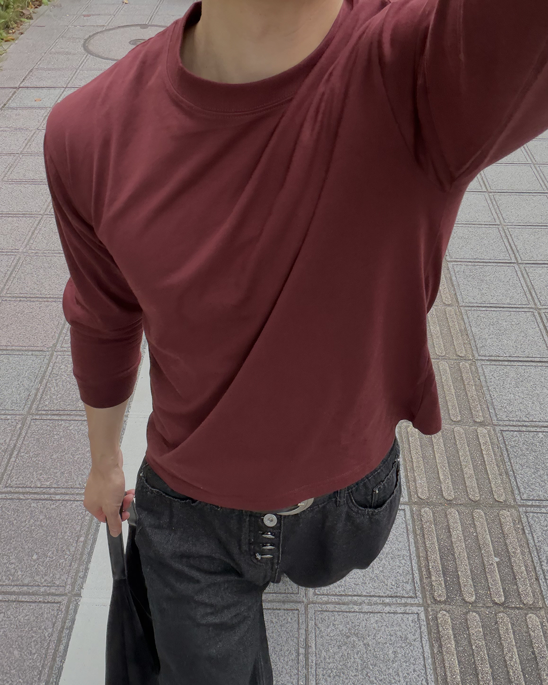 ベーシッククルーネックT IK0323