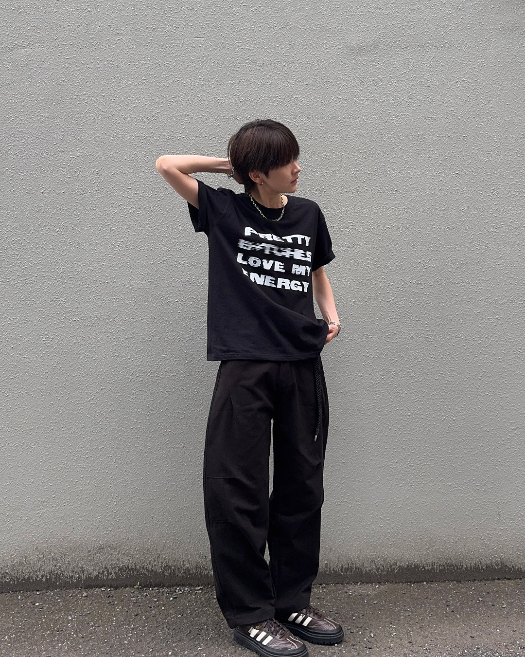 ボリュームバギーワイドチノパンツ SY0027