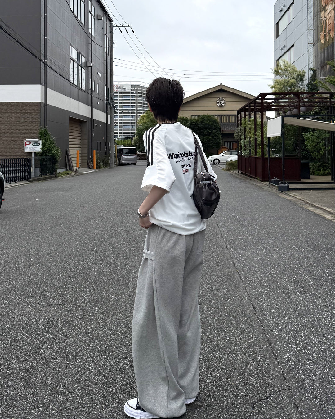 サイドラインオーバーサイズTシャツ SY0016