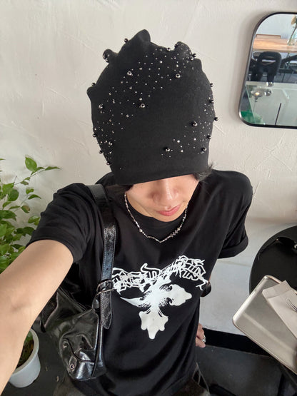 スタッズ付きビーニー HS0102