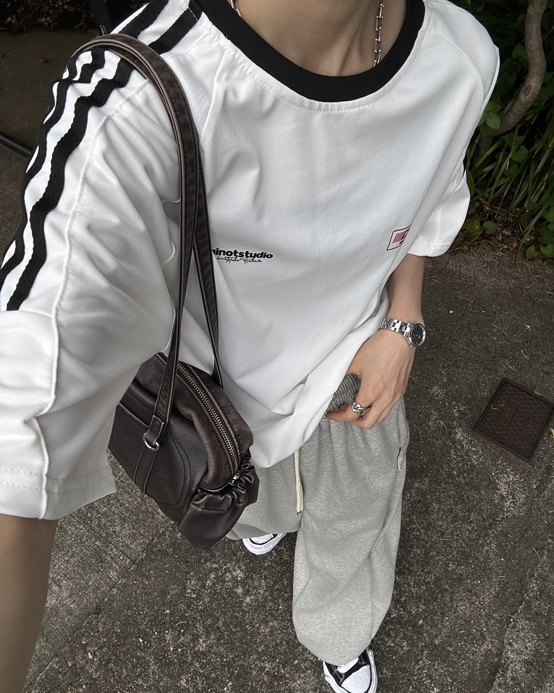 サイドラインオーバーサイズTシャツ SY0016