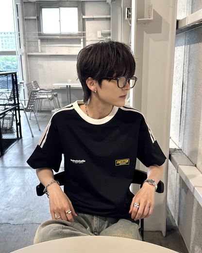 サイドラインオーバーサイズTシャツ SY0016