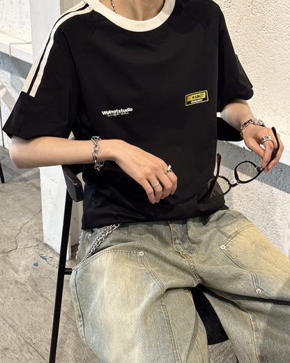 サイドラインオーバーサイズTシャツ SY0016