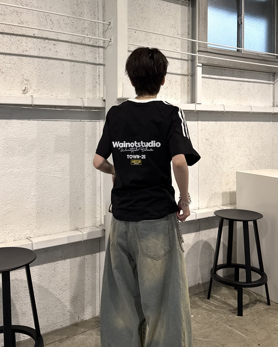 サイドラインオーバーサイズTシャツ SY0016