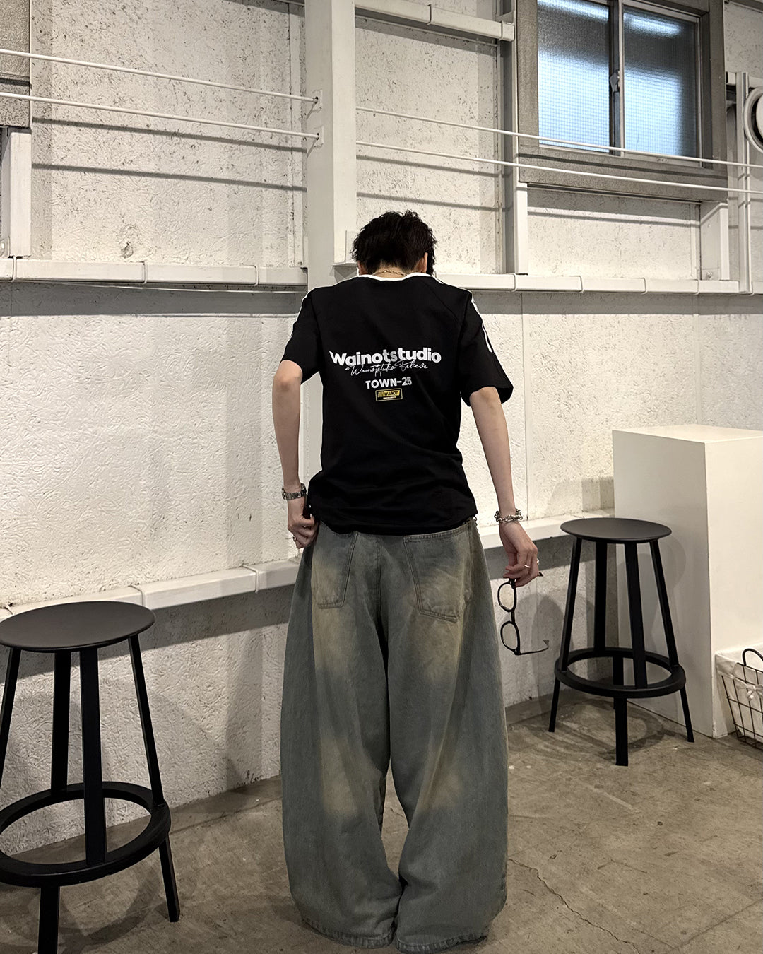 サイドラインオーバーサイズTシャツ SY0016