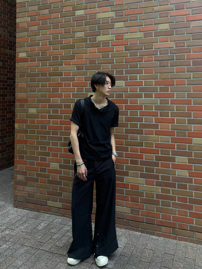 スタッズワイドパンツ HS0182