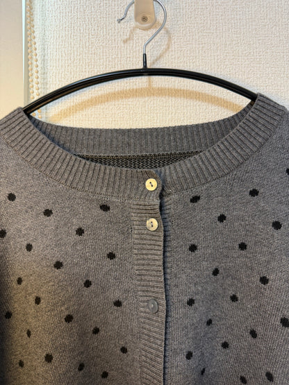 ドットニットカーディガン BB0272
