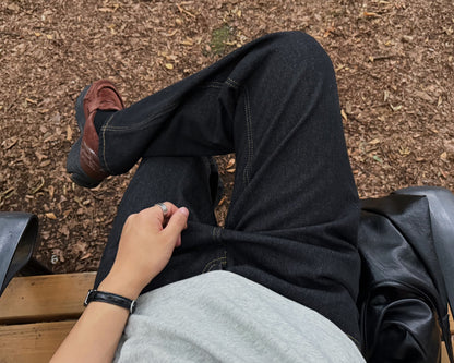 インディゴストレートデニム HT0046