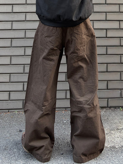 ワイドストレートコットンパンツ TK0059