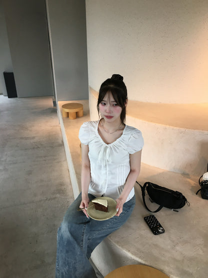フレンチガーリーブラウス NK0036
