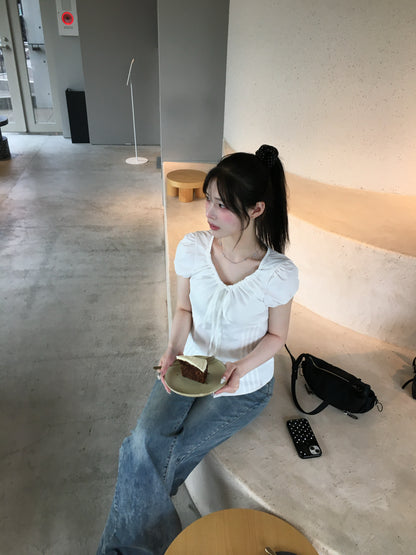 フレンチガーリーブラウス NK0036