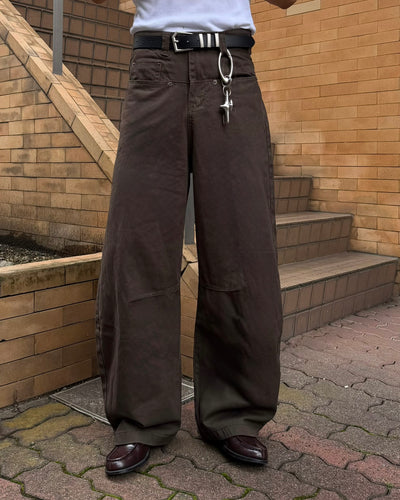 ギミックワイドレッグパンツ KA7340