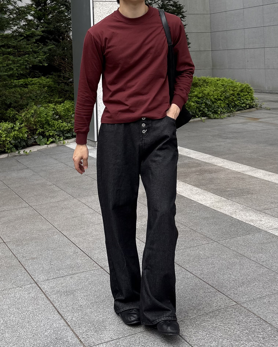 ベーシッククルーネックT IK0323