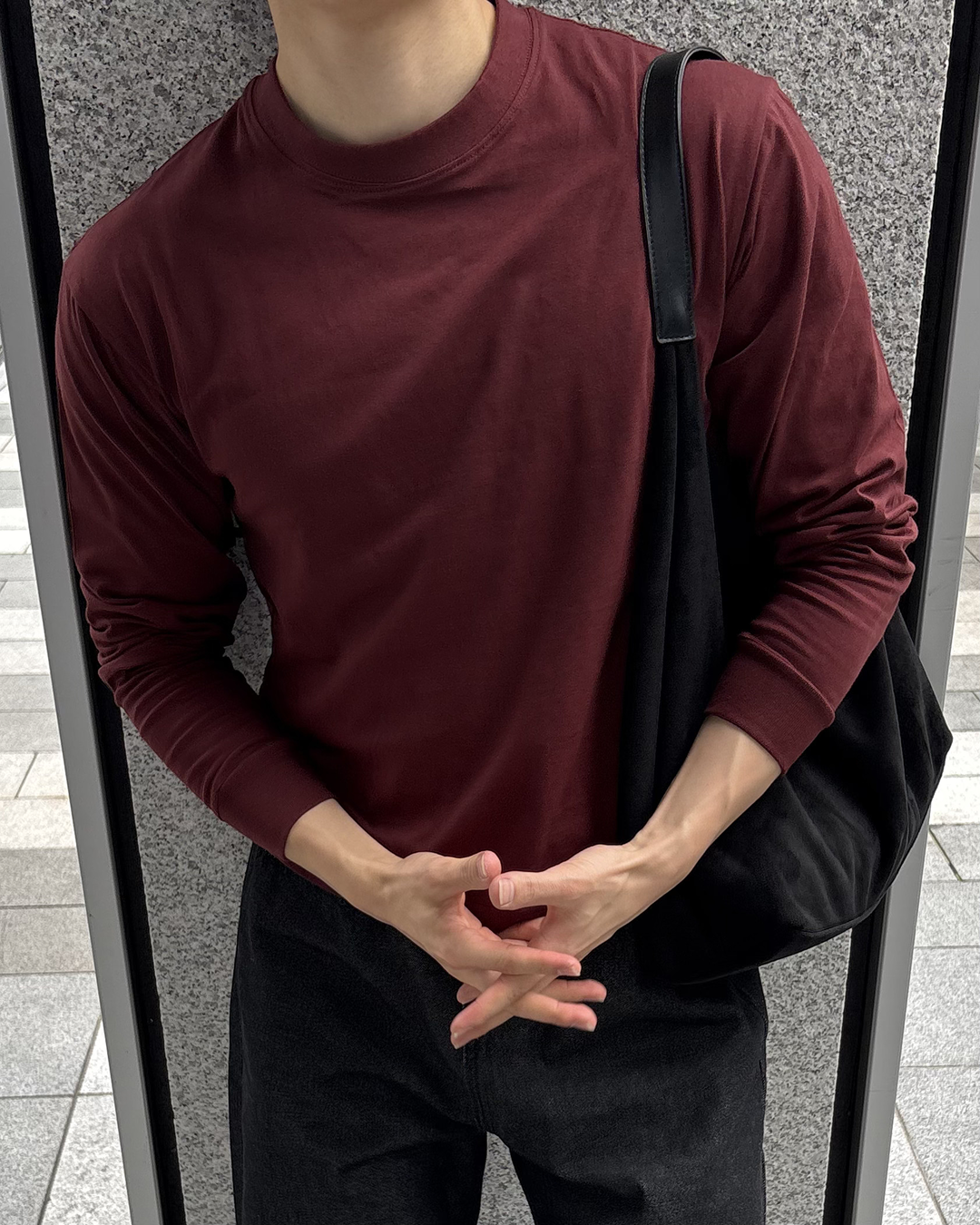 ベーシッククルーネックT IK0323