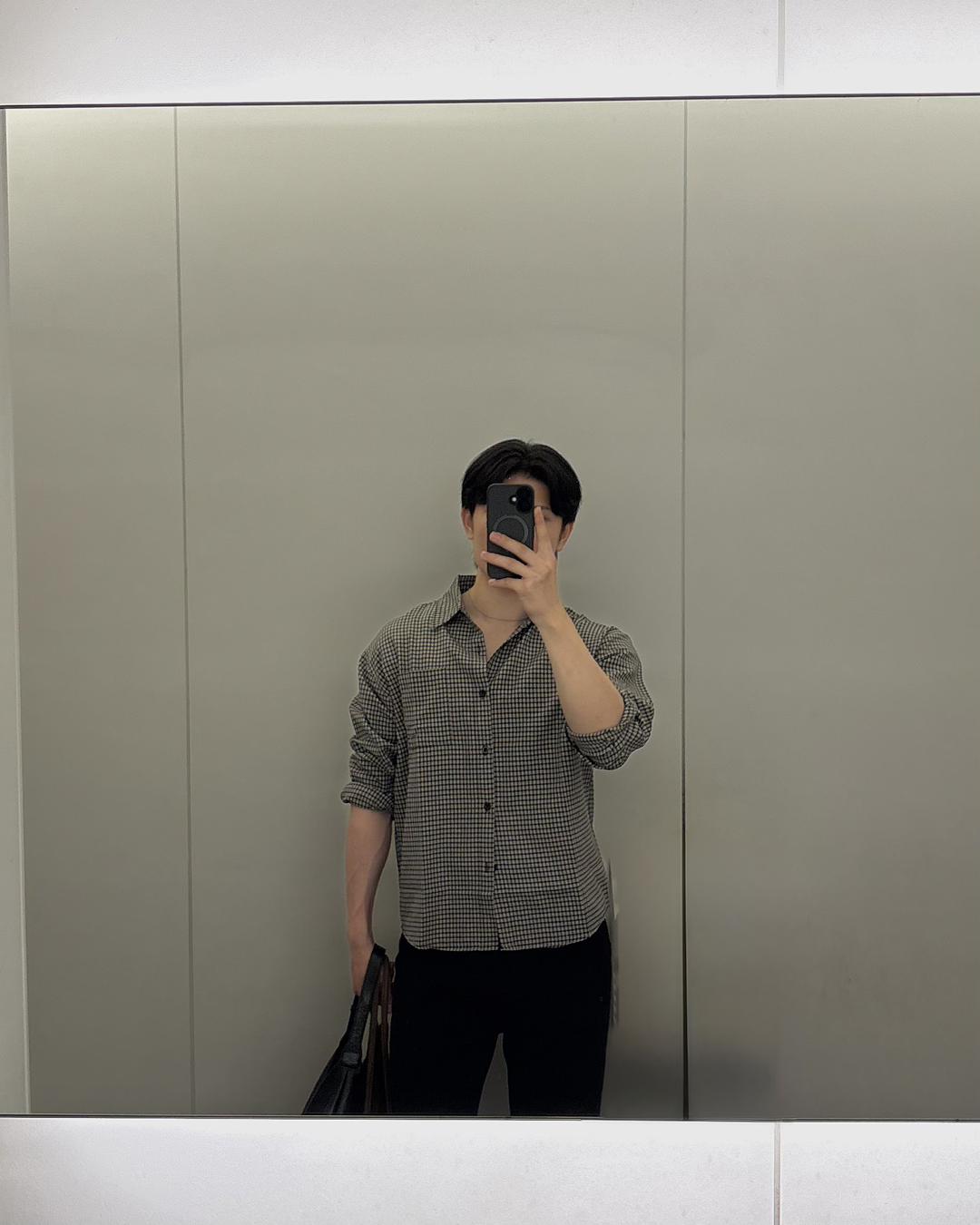 クラシックチェックシャツ IK0376