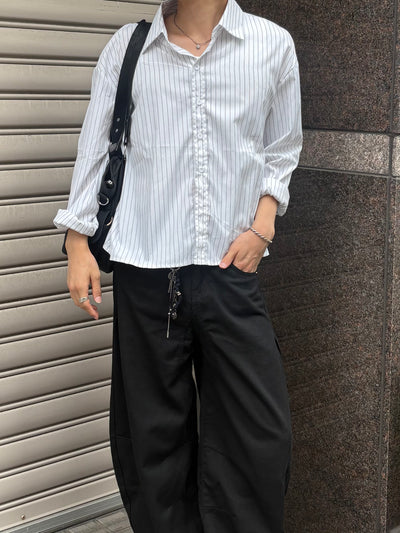 コンフォートフィットストライプシャツ HW0066