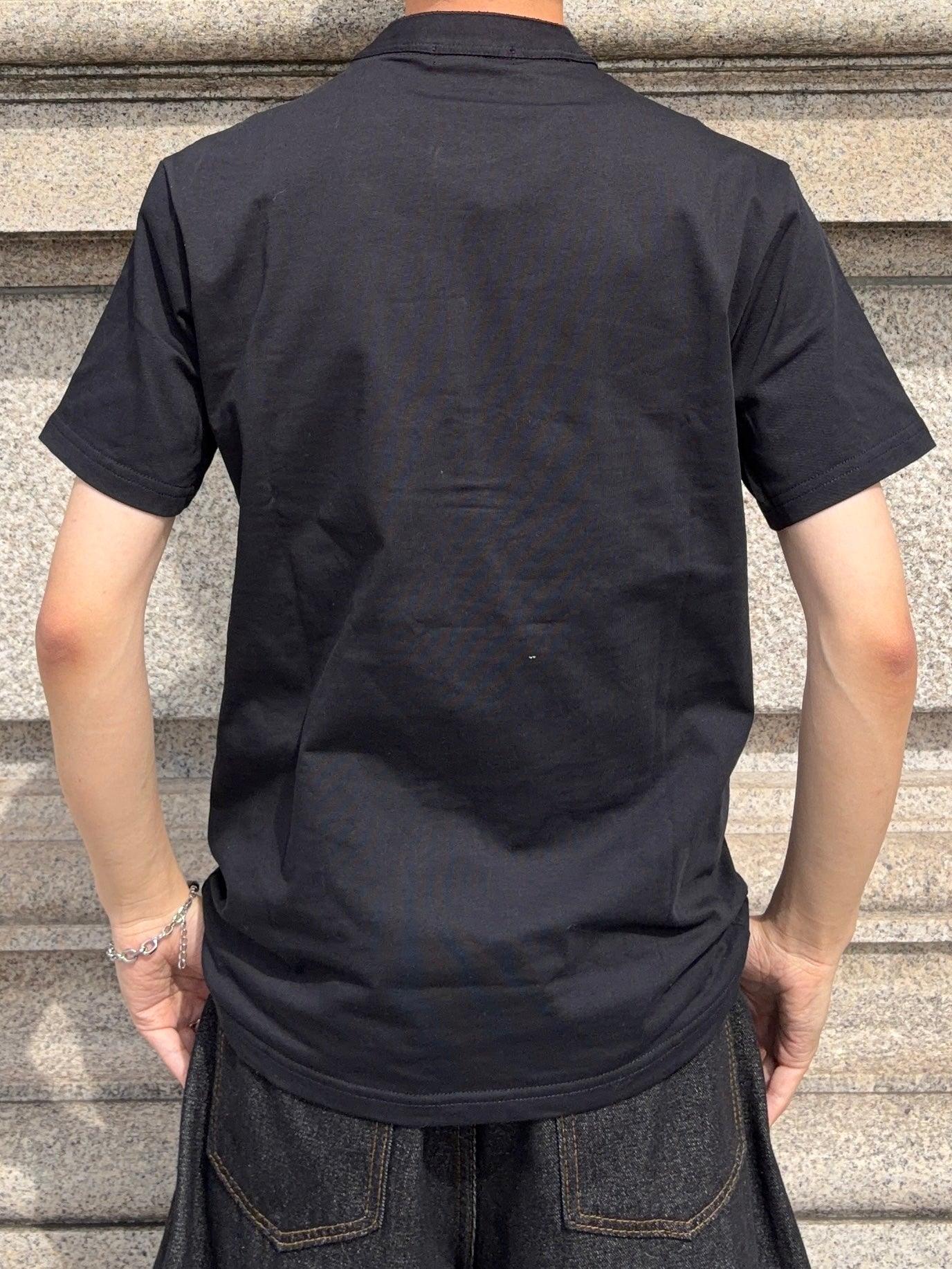 ワッフルヘンリーネックTシャツ TK0146