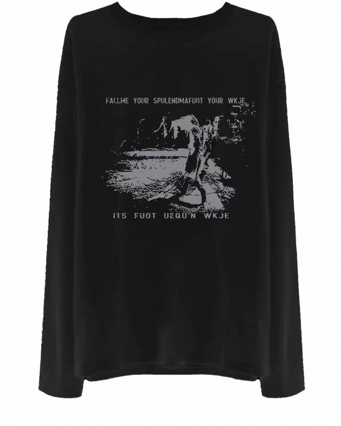 ストリートプリントロングTシャツ RO0157