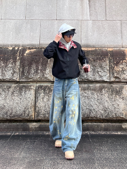 チェックライニングジャケット TK0016