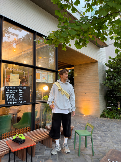 ボリュームスリーブフーディー IN0064