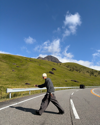 サイドディテールワイドパンツ IN0065