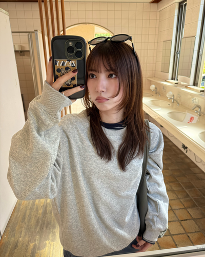 クルーネックオーバーサイズスウェット IR0031