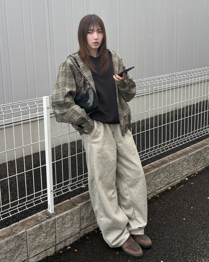 スウェットワイドパンツ IR0103
