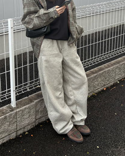 スウェットワイドパンツ IR0103