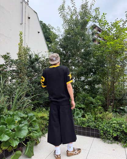 フェードワイドクロップドパンツ UT0057