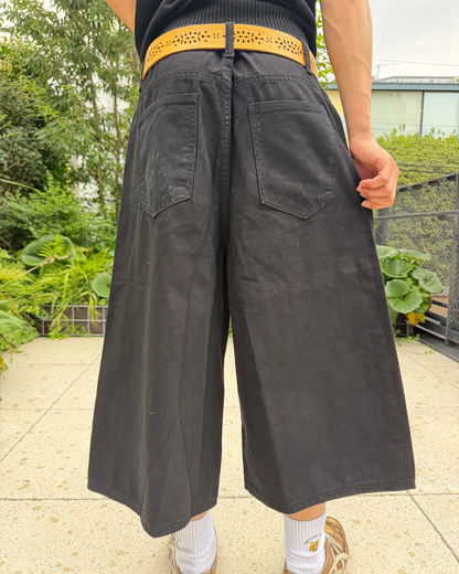 フェードワイドクロップドパンツ UT0057