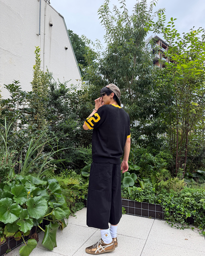フェードワイドクロップドパンツ UT0057