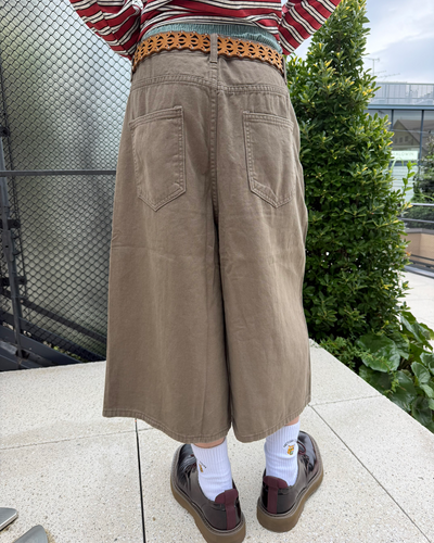 フェードワイドクロップドパンツ UT0057
