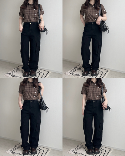 バイブワークウェアストレートパンツ JN0029