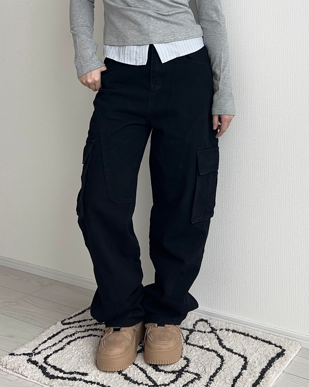 バイブワークウェアストレートパンツ JN0029