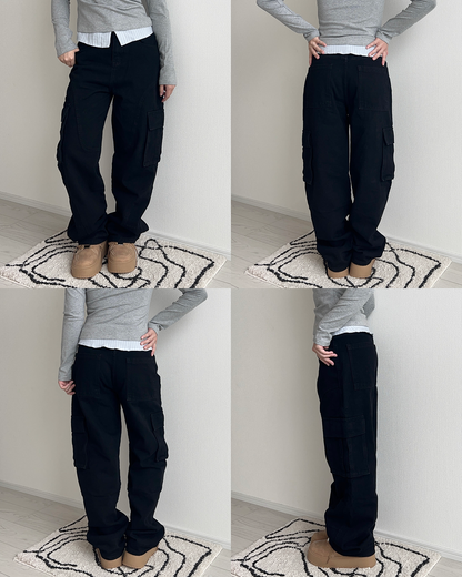 バイブワークウェアストレートパンツ JN0029