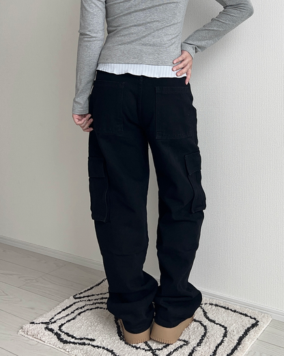 バイブワークウェアストレートパンツ JN0029