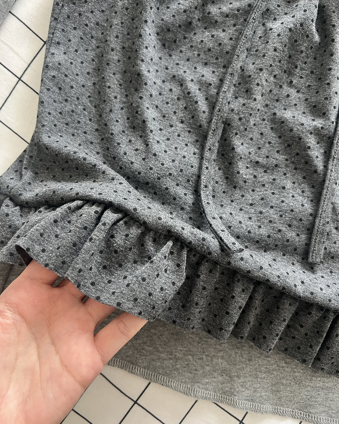 ドットキャミセットアップトップス JN0044