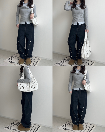ルーズクリーンフィットパンツ JN0064