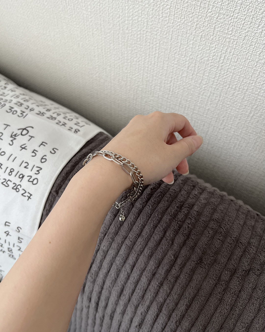 ダブルチェーンブレスレット JN0080