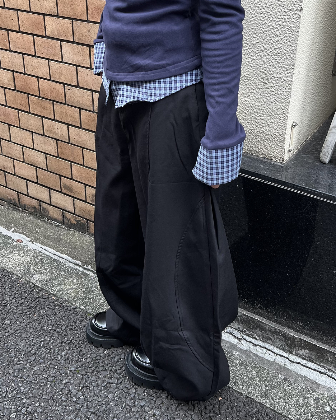 コンストラクトシルエットシザーパンツ JN0089