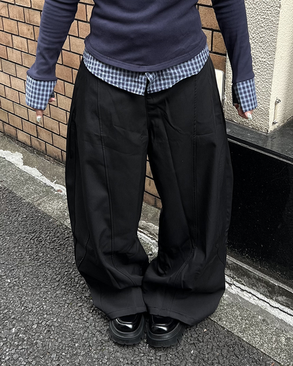コンストラクトシルエットシザーパンツ JN0089